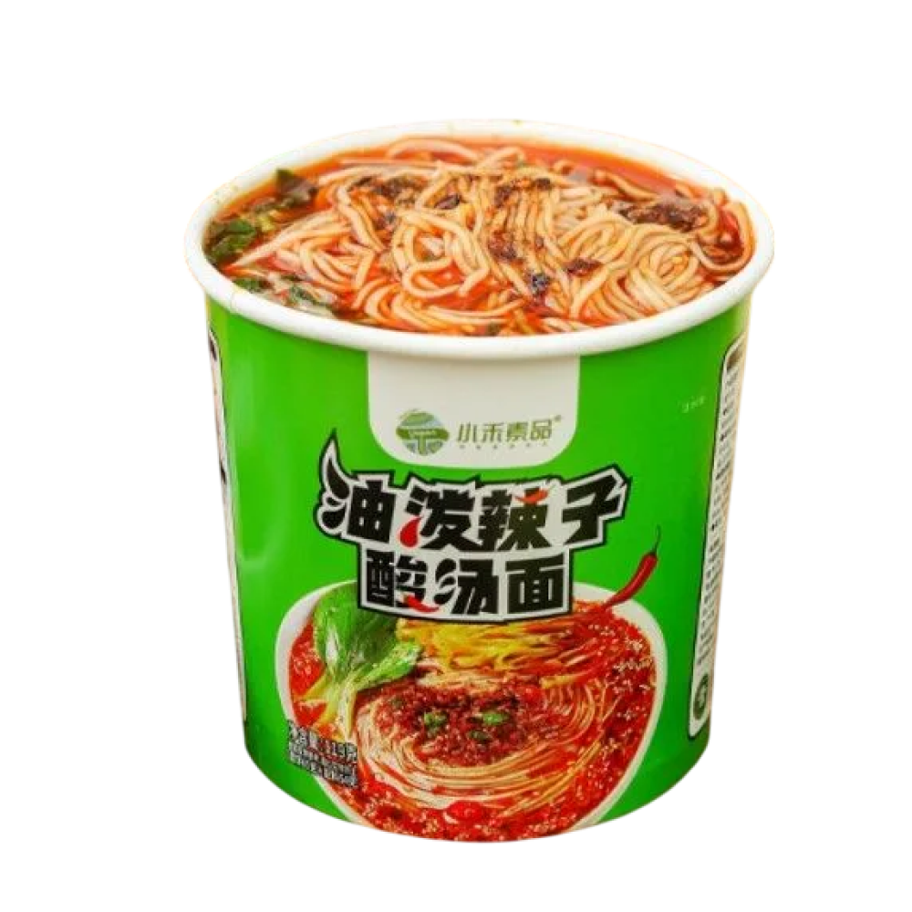 Лапша быстрого приготовления с маслом чили, кунжутом и арахисовой пастой, 119 гр 