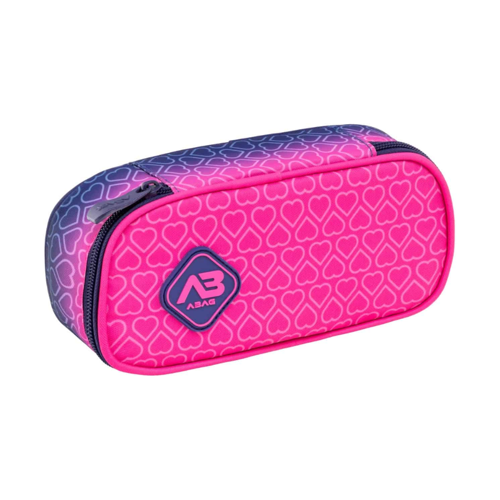 Пенал "Hexagon Pink Ombre", 1 отделение, розовый