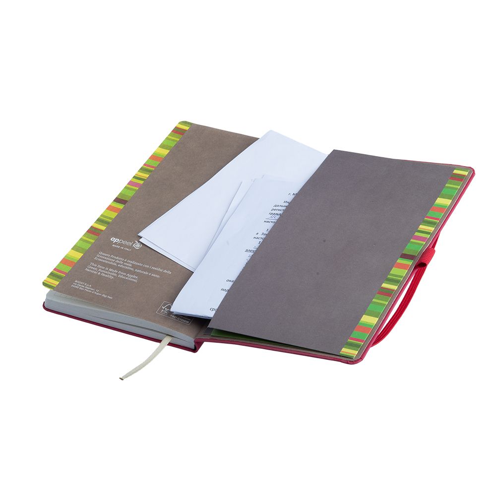 Блокнот "Appeel Royal Red Delicius", А5, 96 листов, клетка, темно-красный - 5