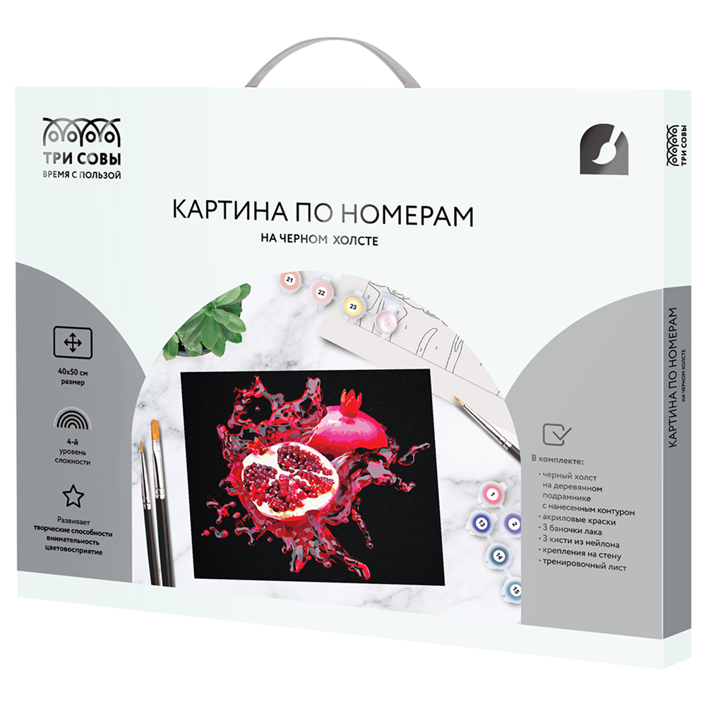 Картина по номерам "Сочный гранат"