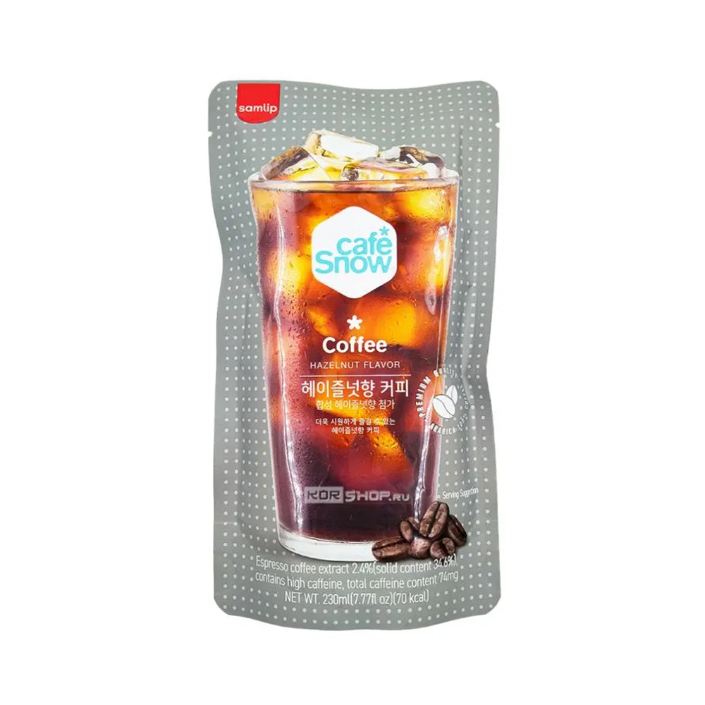 Кофейный напиток "Samlip" со вкусом фундука, 230 мл.