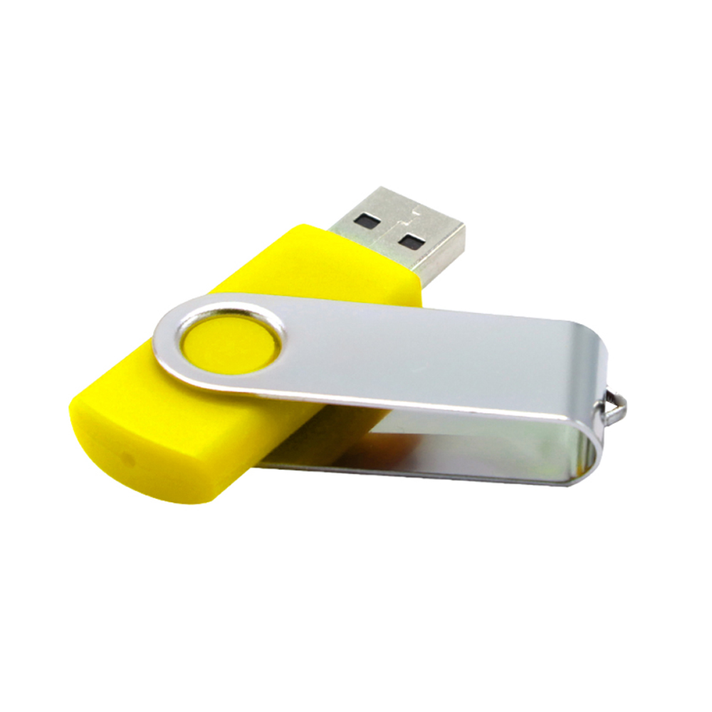 USB Flash 2.0 16 Gb VDF-008, пластик, метал, желтый  - 3