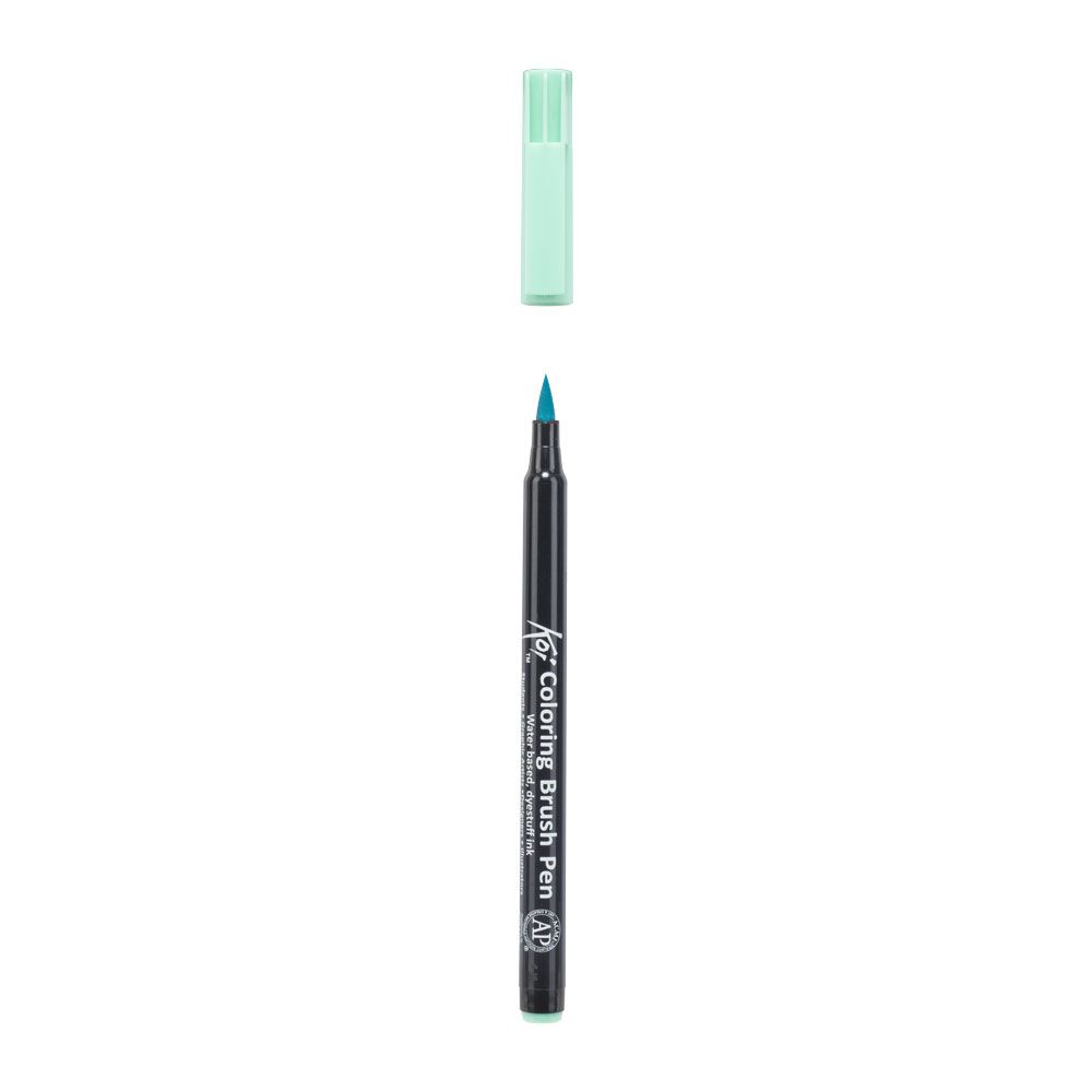 Маркер акварельный "Koi Color Brush", ярко-зеленый - 3