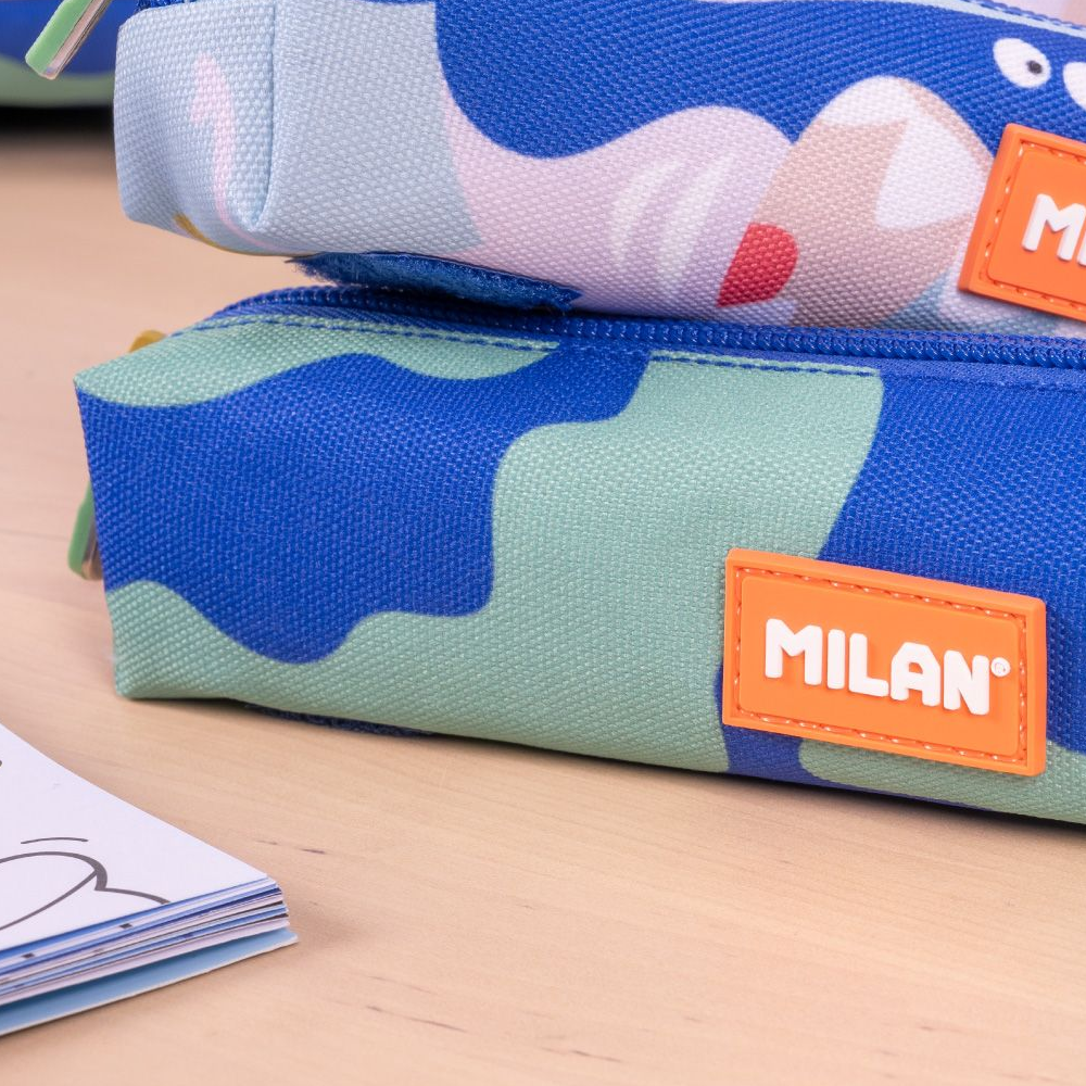 Пенал "Blue Odyssey" 1 отделение, с наполнением - 5