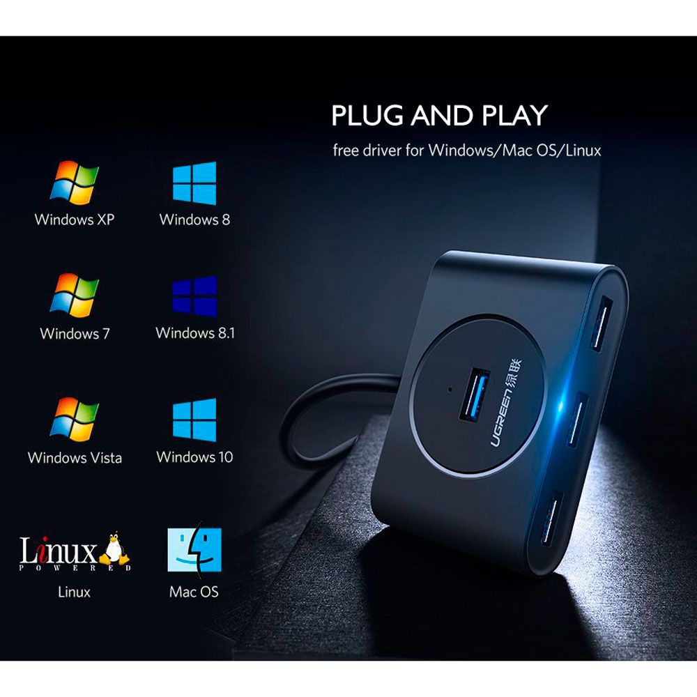 USB-хаб Ugreen "CR113" (20291) - 5