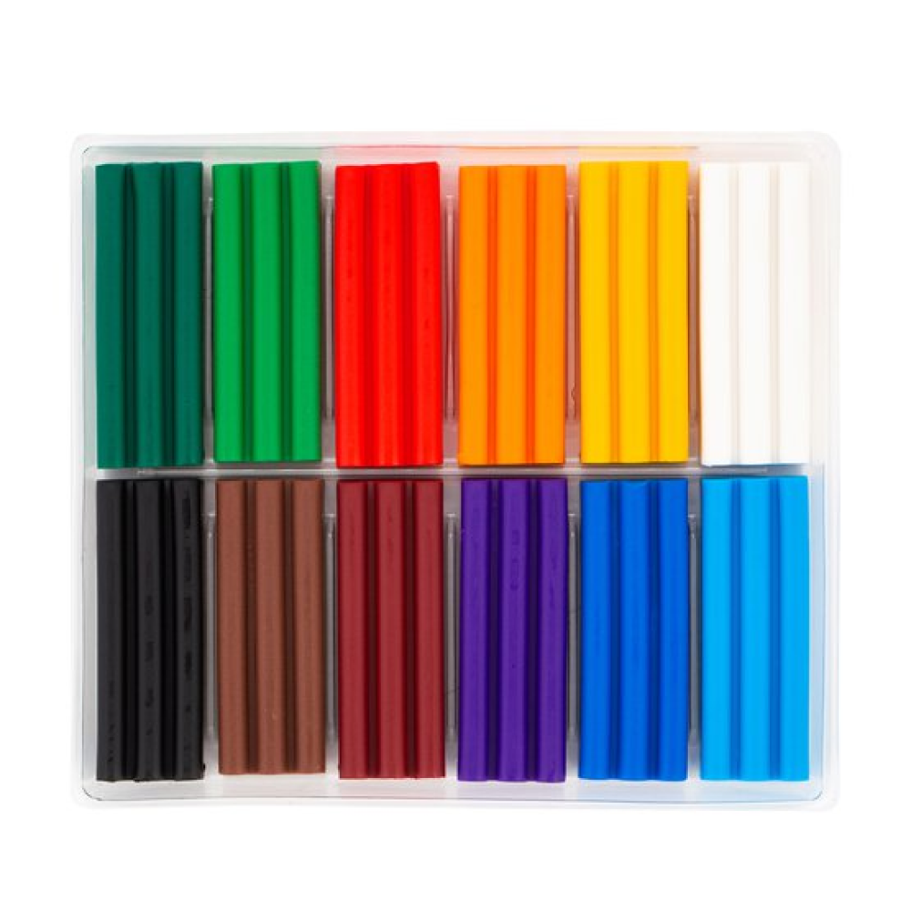 Пластика для моделирования "Я-Художник!", 12 шт.