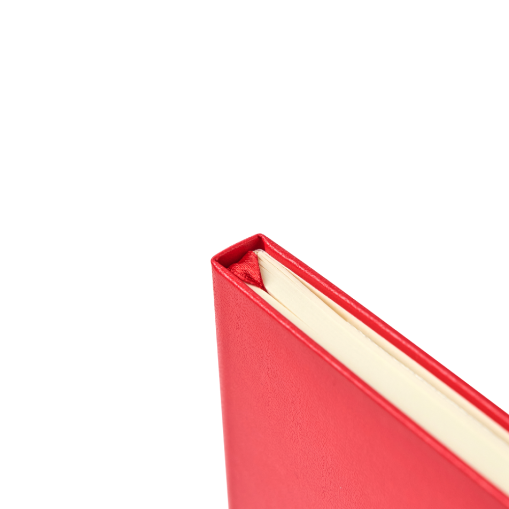 Блокнот "1818-16", А5, 96 листов, на резинке, красный - 4