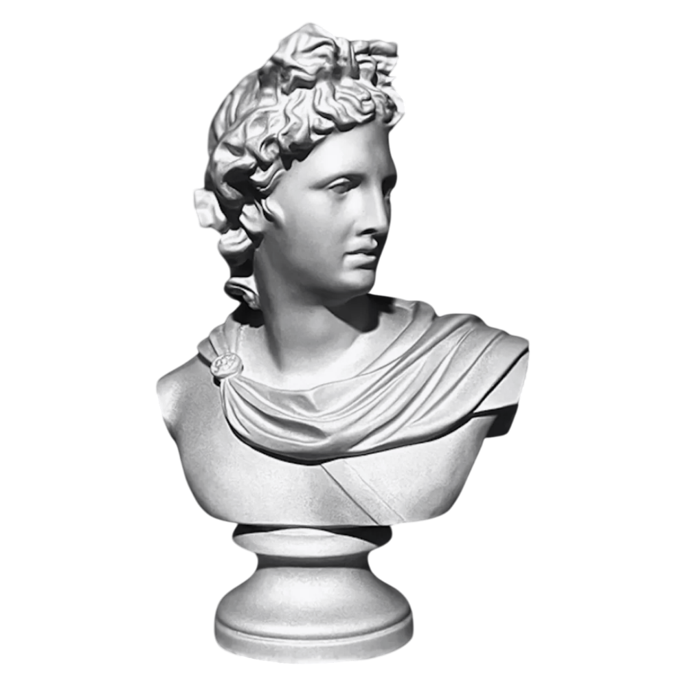 Гипсовая модель "Бюст Аполлона"