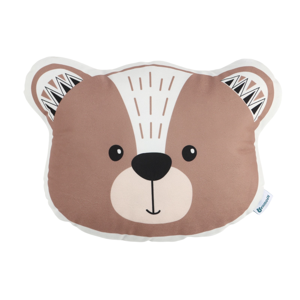 Подушка декоративная "Мишка", коричневый