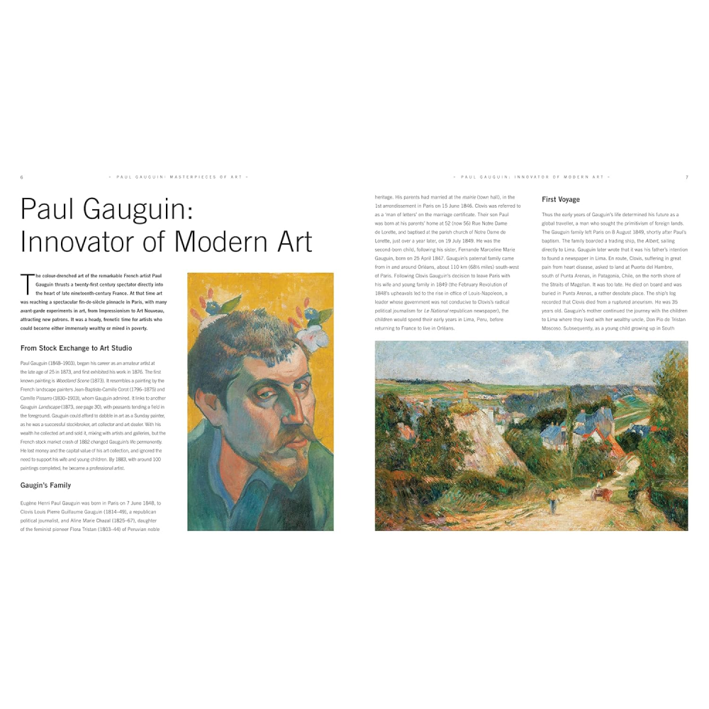 Книга на английском языке "Masterpieces of Art. Paul Gauguin"