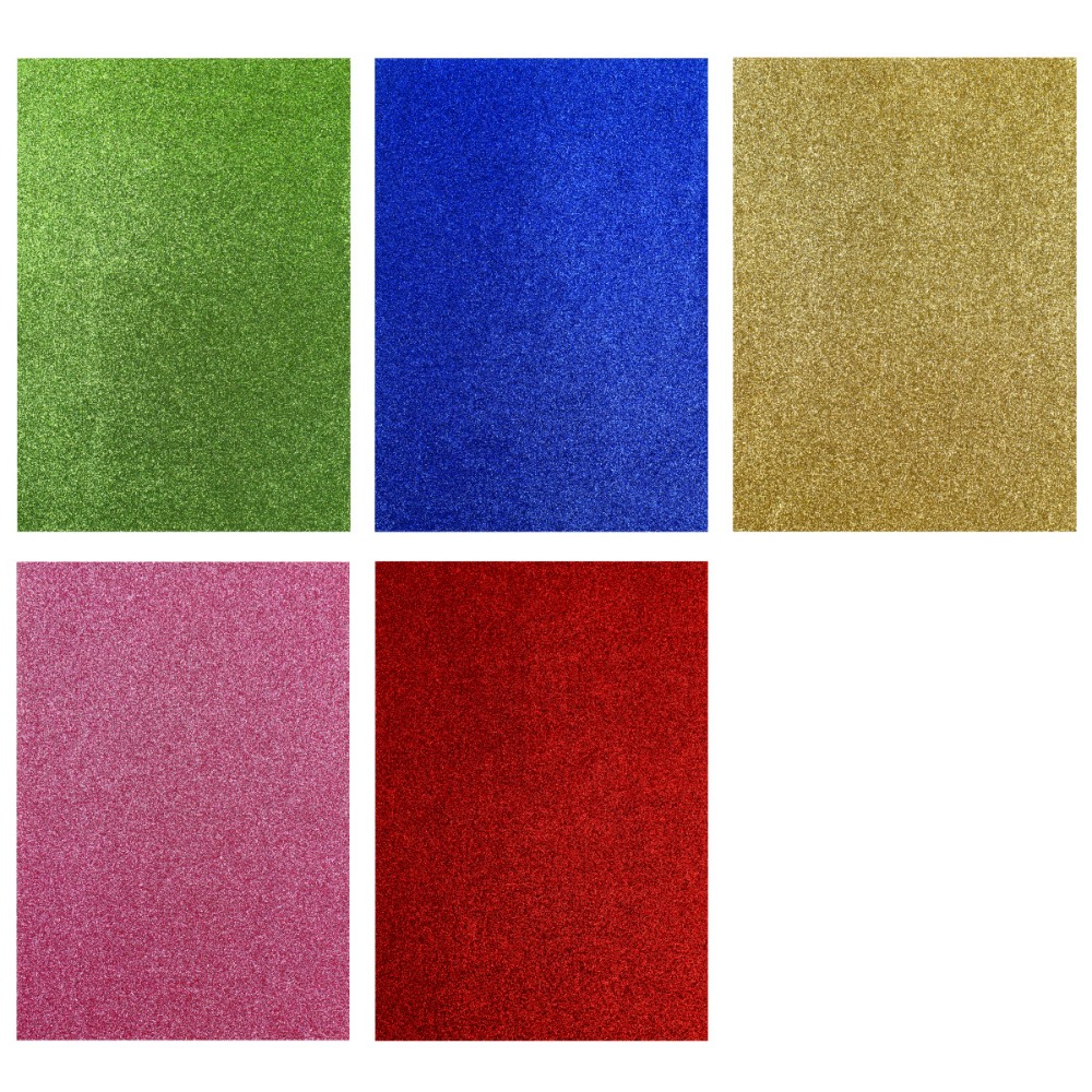 Бумага цветная "183730", А4, 5 цветов, 5 листов 