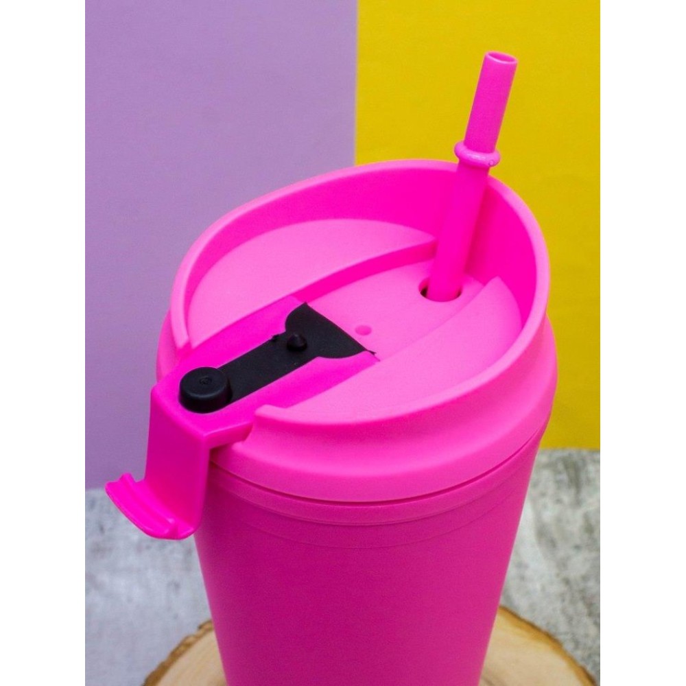 Кружка термическая "Тамблер. Classic", пластик, 700 мл, фуксия - 3