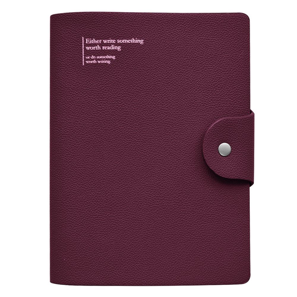 Ежедневник датированный "Prague" на 2026 год, А5, 320 страниц, бордовый