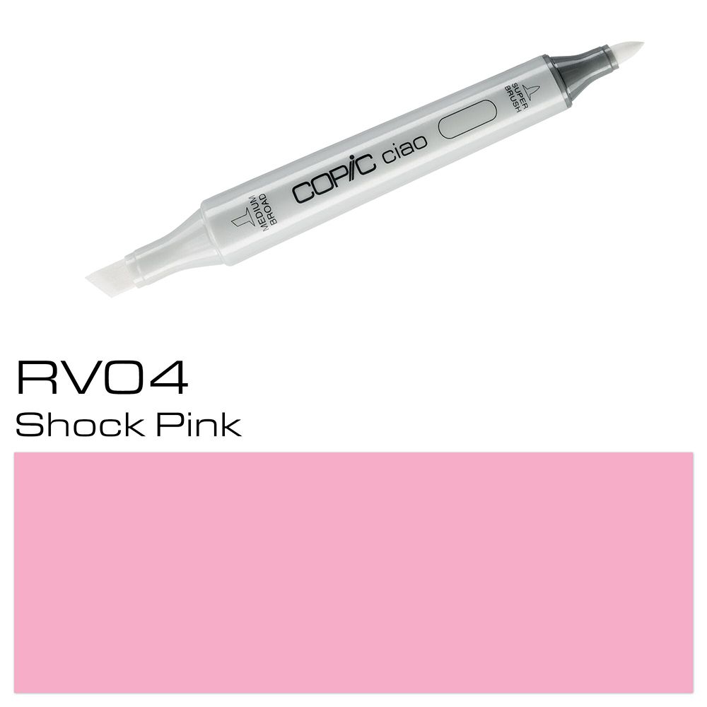 Маркер перманентный "Copic ciao", RV-04 ударный розовый
