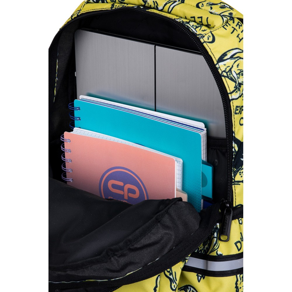 Рюкзак школьный CoolPack "Dino adventure", желтый - 6