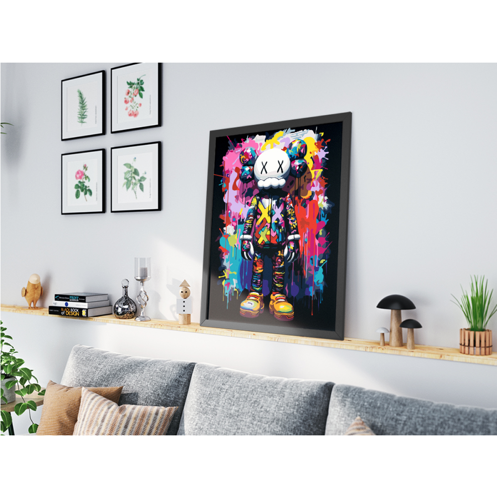 Набор для творчества "Kaws Color Pop", 40х50 см, красками по номерам - 2
