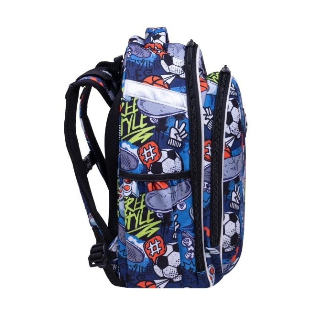 Рюкзак молодежный CoolPack "Hobby", разноцветный