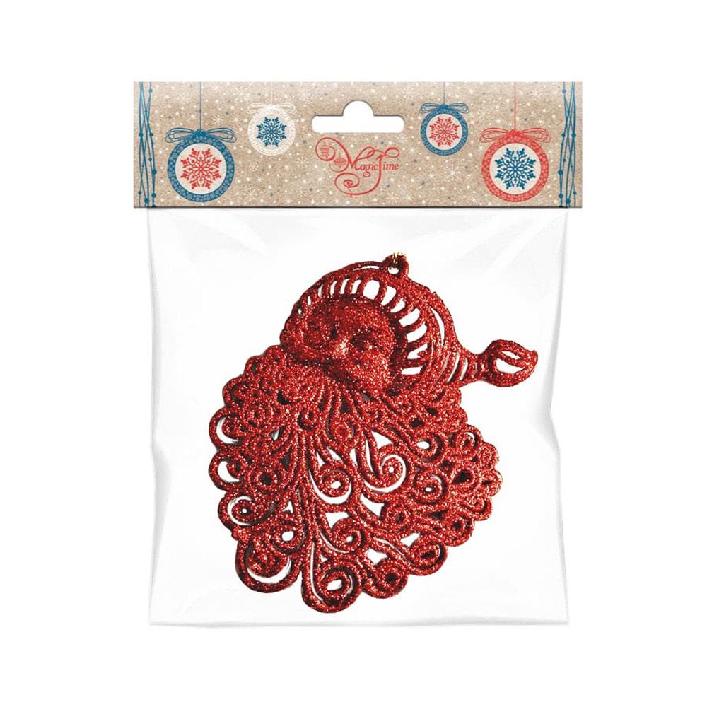 Украшение новогоднее "Санта красный", красный