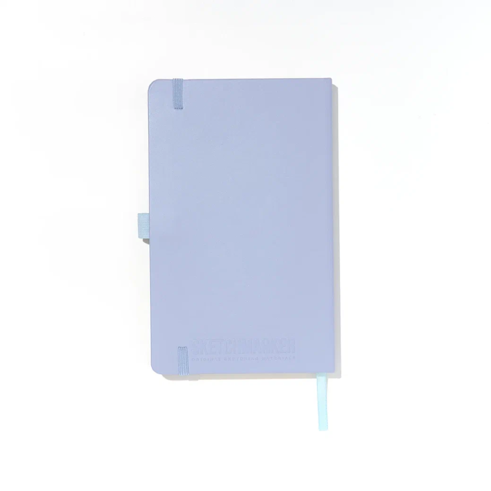 Скетчбук "Sketchmarker", 13х21 см, 140 г/м2, 80 листов, пыльный голубой - 4