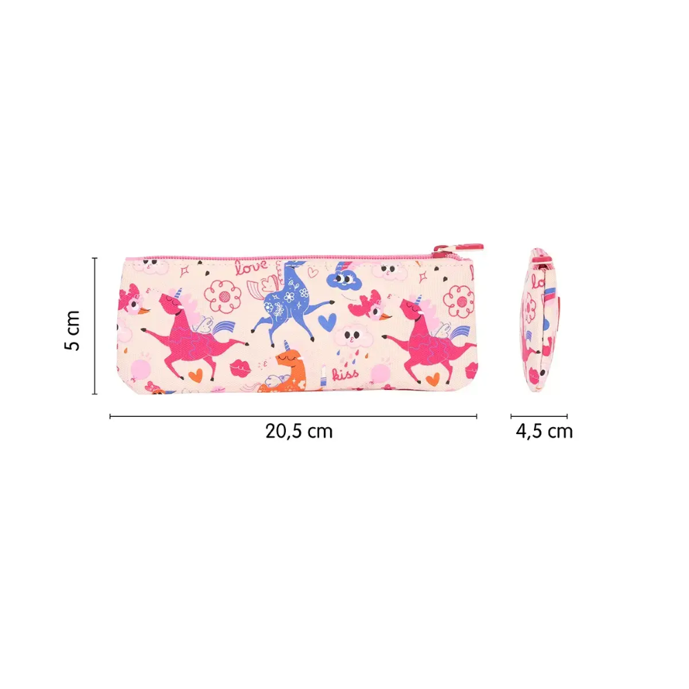 Пенал "Flowicorn", 1 отделение