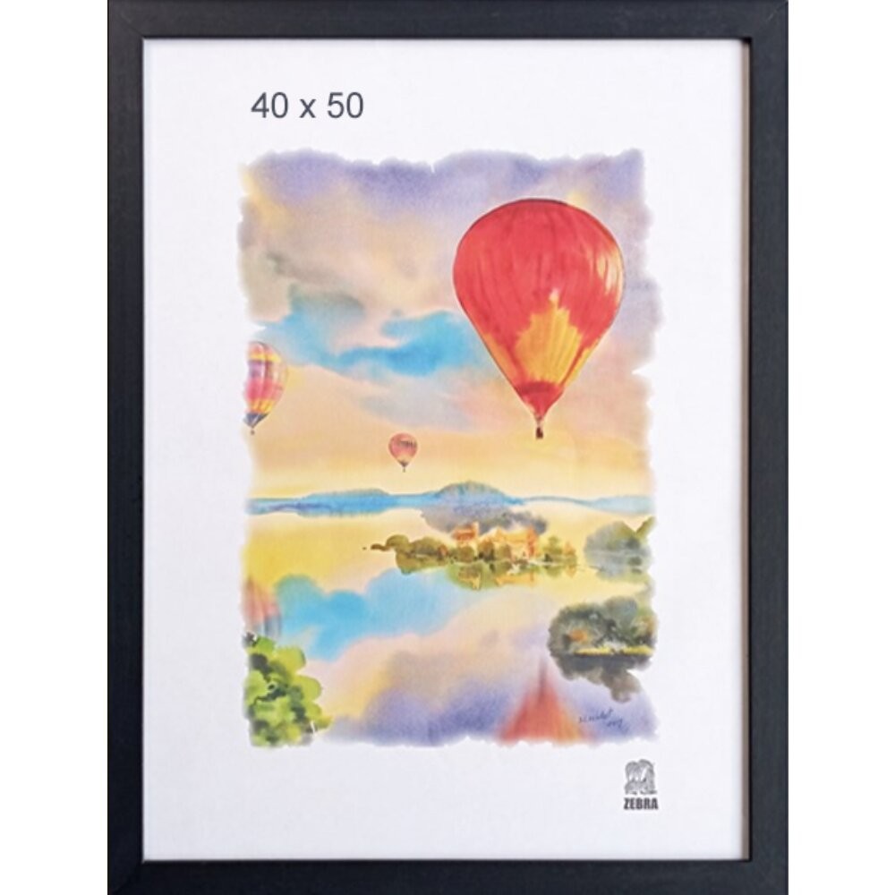 Фоторамка "П1-108 Zebra" МДФ, со стеклом, черный