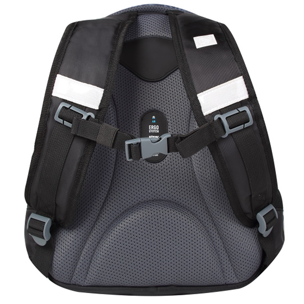 Рюкзак школьный "COMFORT Life Gamer", черный, синий - 3