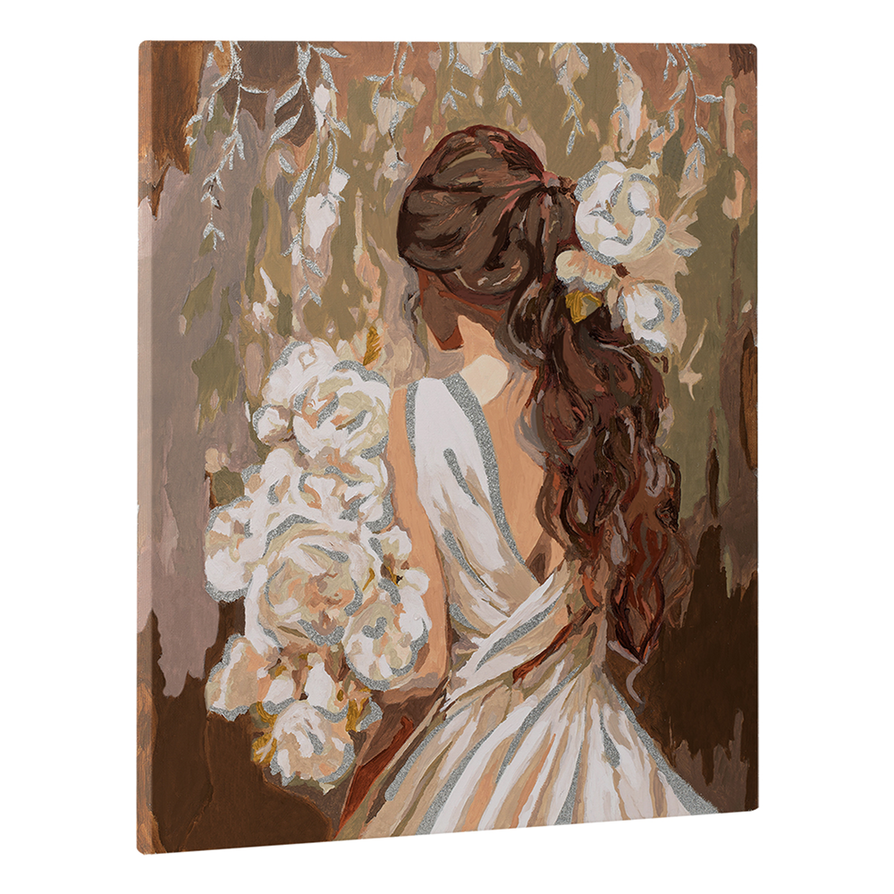 Картина по номерам "Невеста" - 5