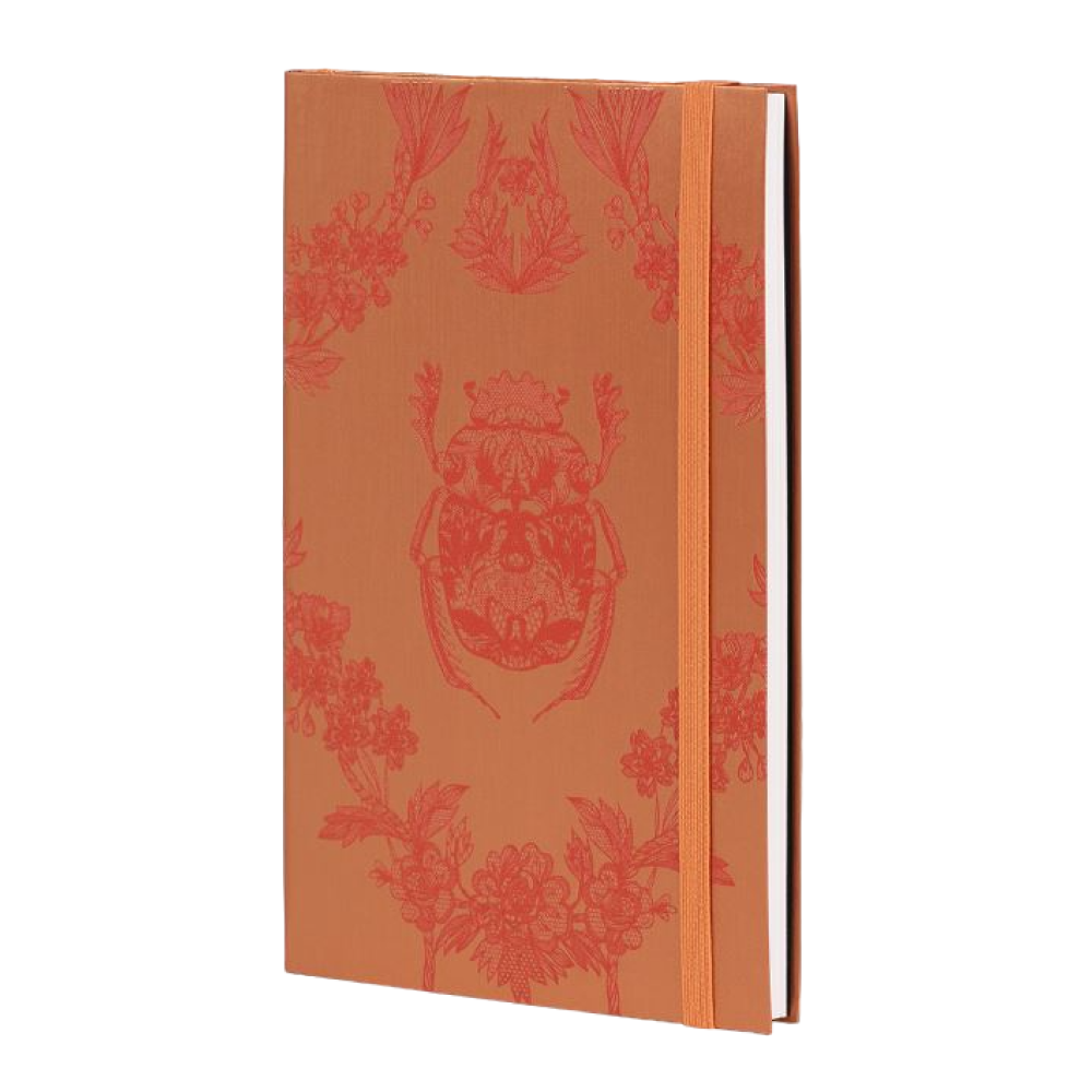 Блокнот "Lace beetle", А5, 96 листов, линейка, оранжевый - 3