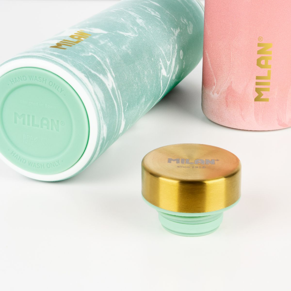 Бутылка для воды "Lava", 591 мл, термическая, зеленый - 5