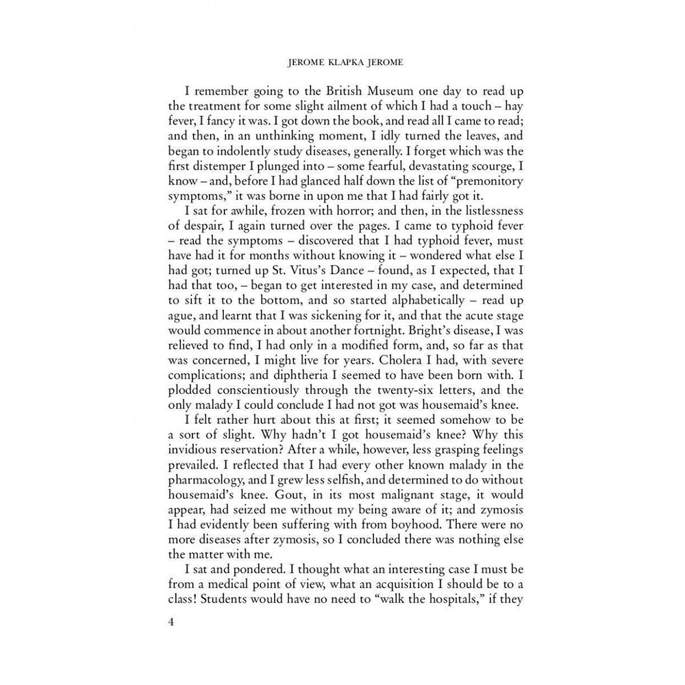 Книга на английском языке "Three Men in a Boat (To Say Nothing of the Dog).Трое в лодке, не считая собаки", Джером Клапка - 4