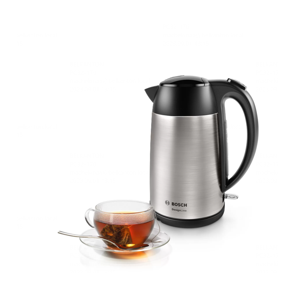 Электрочайник BOSCH TWK3P420 CTWK34A, черный