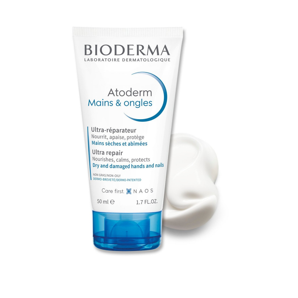 Крем для рук и ногтей "Bioderma Atoderm", 50 мл
