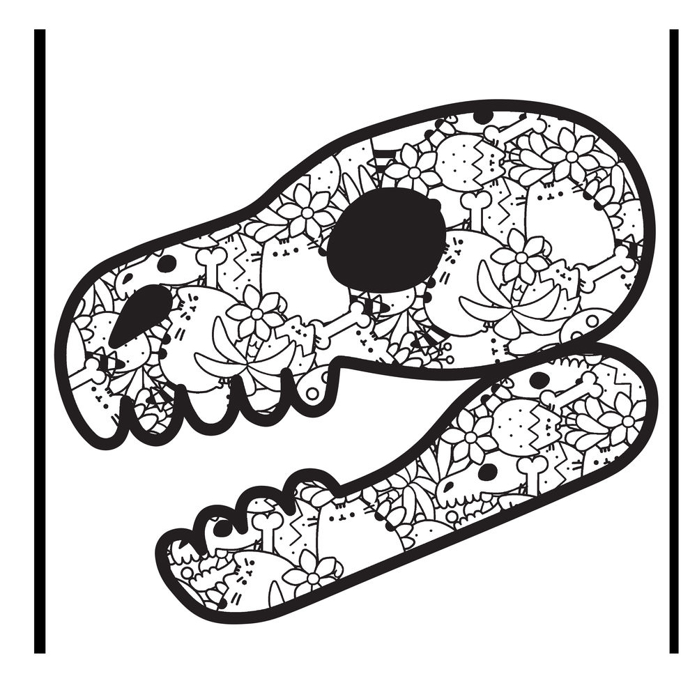 Раскраска-антистресс "Пушин Кэт. Маленькая мяу-раскраска", Клэр Белтон - 6