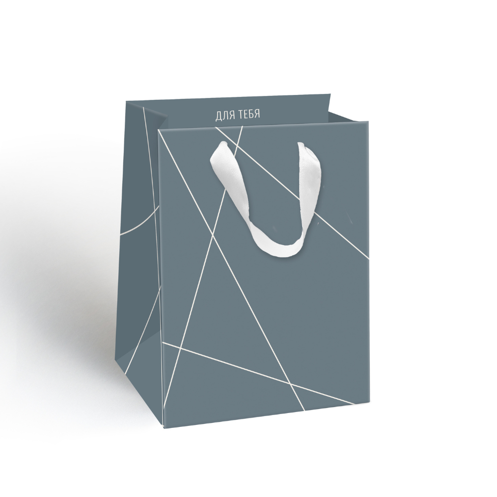 Пакет бумажный подарочный "Country", 11.4х14.6х6.4 см, ассорти