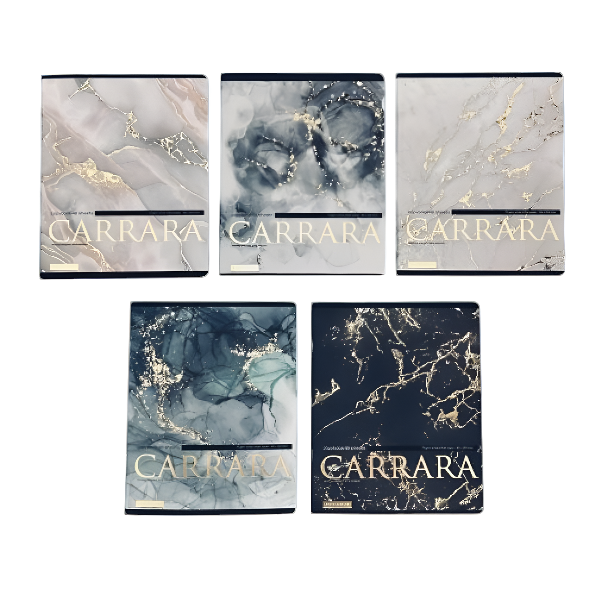 Тетрадь "Carrara", A5, 48 листов, клетка, ассорти