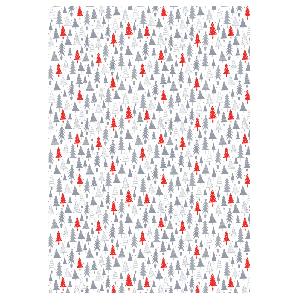 Бумага декоративная в рулоне "New Year", 1x0.7 м, ассорти - 4