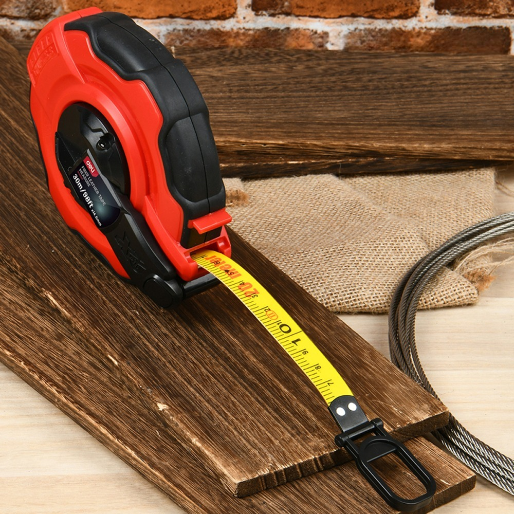 Рулетка Deli RS EDL9930Y, 30 м х 14.5 мм