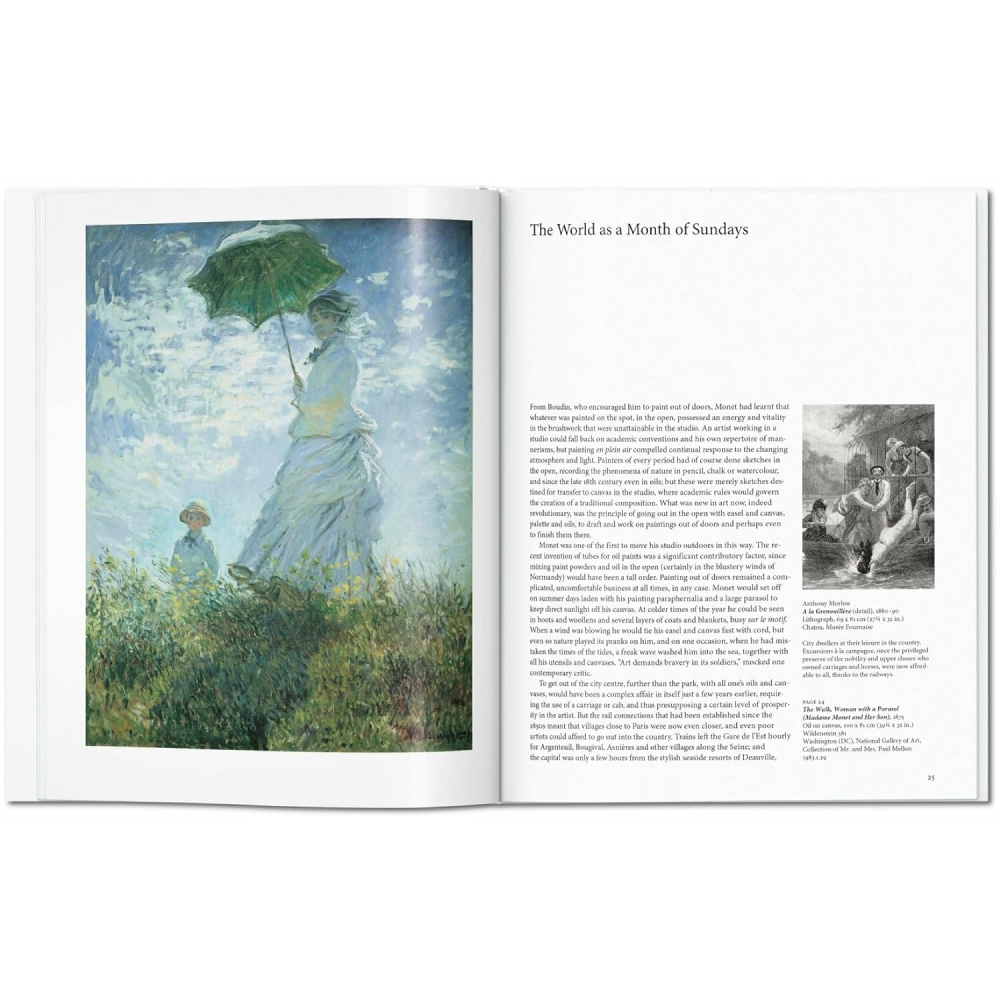 Книга на английском языке "Basic Art. Monet" 