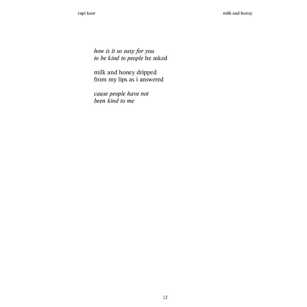 Книга "Milk and Honey. Белые стихи, покорившие мир", Рупи Каур - 4