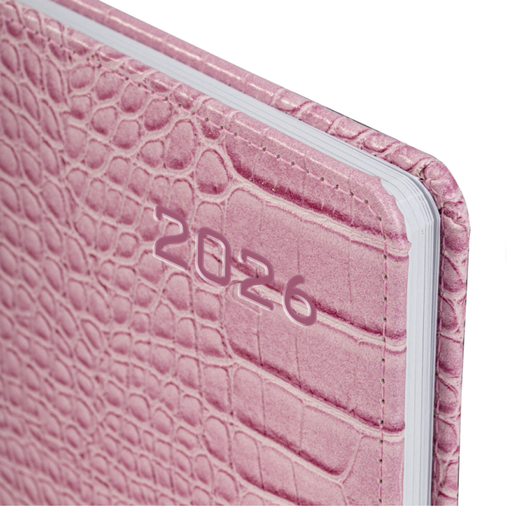 Еженедельник датированный "Party", на магните, коралловый, 2026