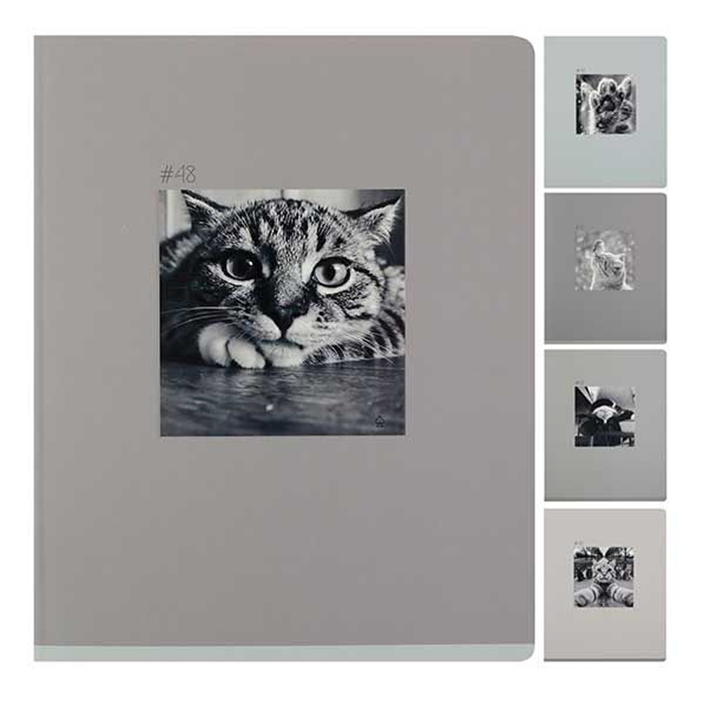 Тетрадь "Cat ART", А5, 48 листов, клетка, ассорти
