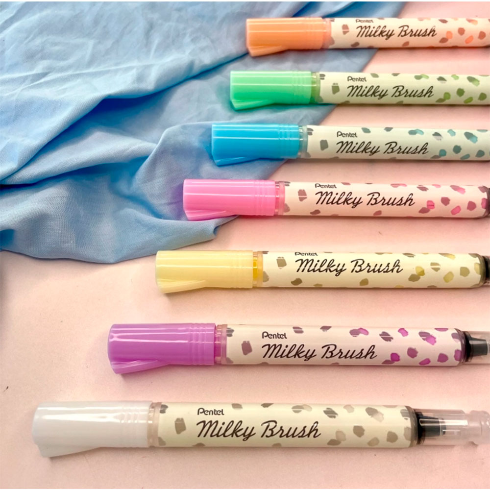 Маркер-кисть "Milky Brush", фиолетовый пастельный - 12