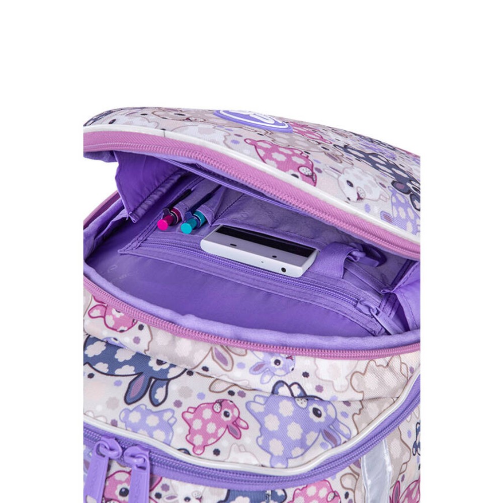 Рюкзак школьный CoolPack "White bunny", разноцветный - 5