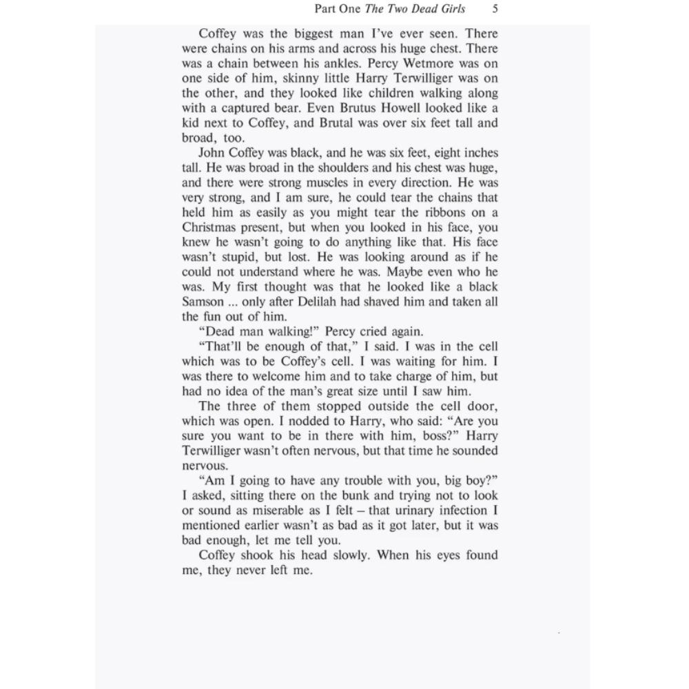 Книга на английском языке "The Green Mile", Стивен Кинг - 5