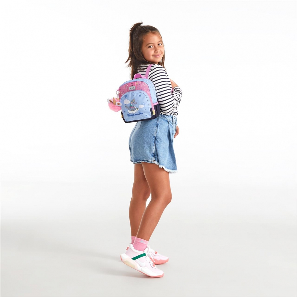 Рюкзак детский Enso "Dreams come true", XS, голубой, розовый