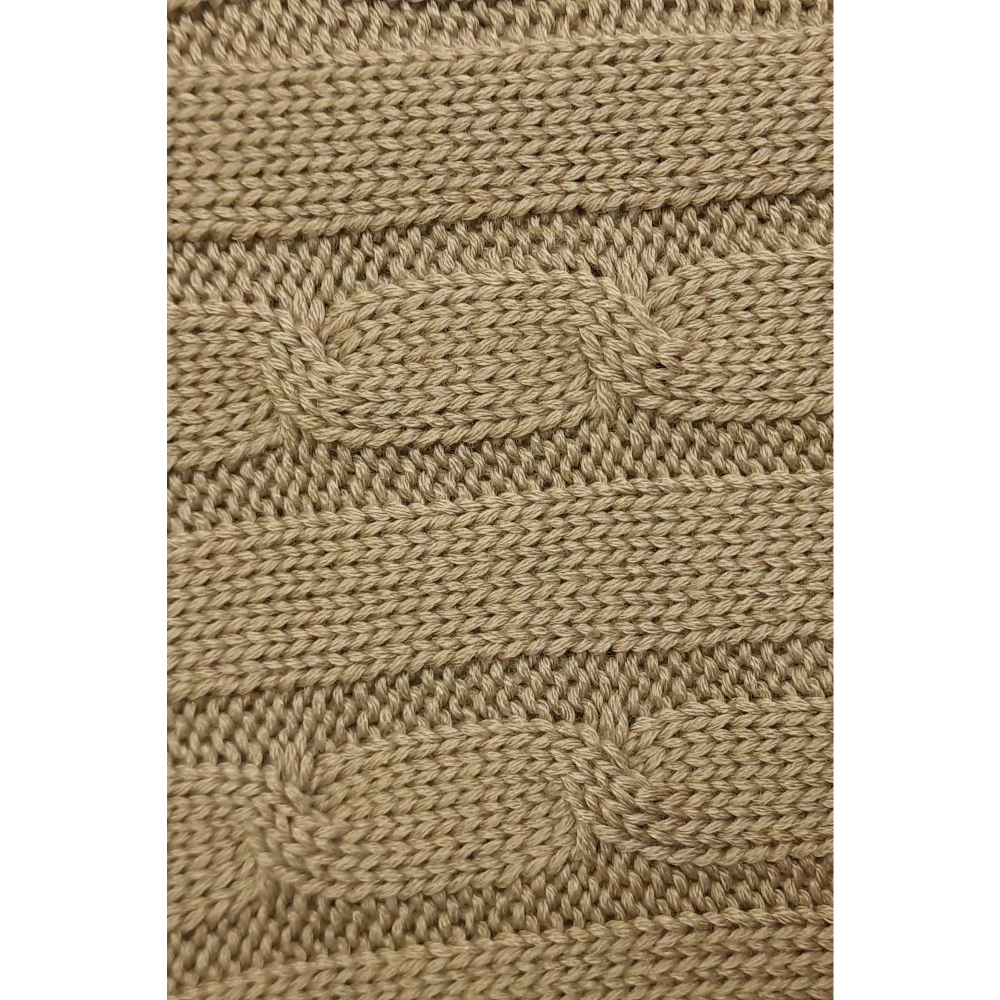 Плед "РВ0069-ШЕ6", кремовый, капучино