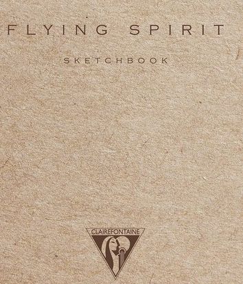 Скетчбук "Flying Spirit", A6, 90 г/м2, 50 листов, бежевый