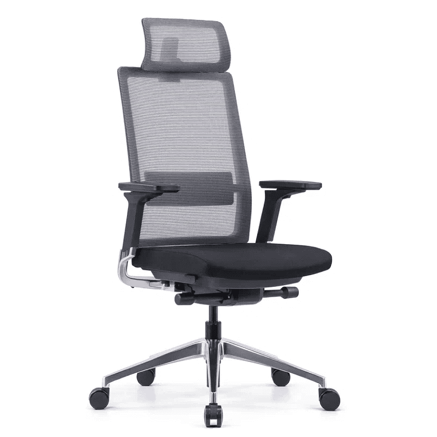 Кресло для руководителя SitZone "E-BA-001A", ткань, пластик, черный