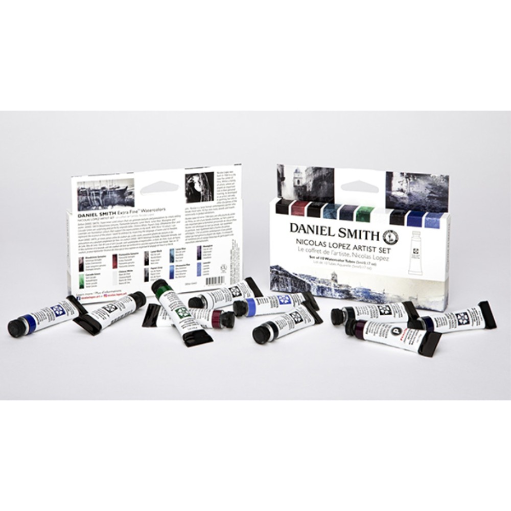 Краски акварельные Daniel Smith "Nicolas Lopez Master Artist Set", 10 цветов, тубы - 3 Краски акварельные Daniel Smith "Nicolas Lopez Master Artist Set", 10 цветов, тубы - 3