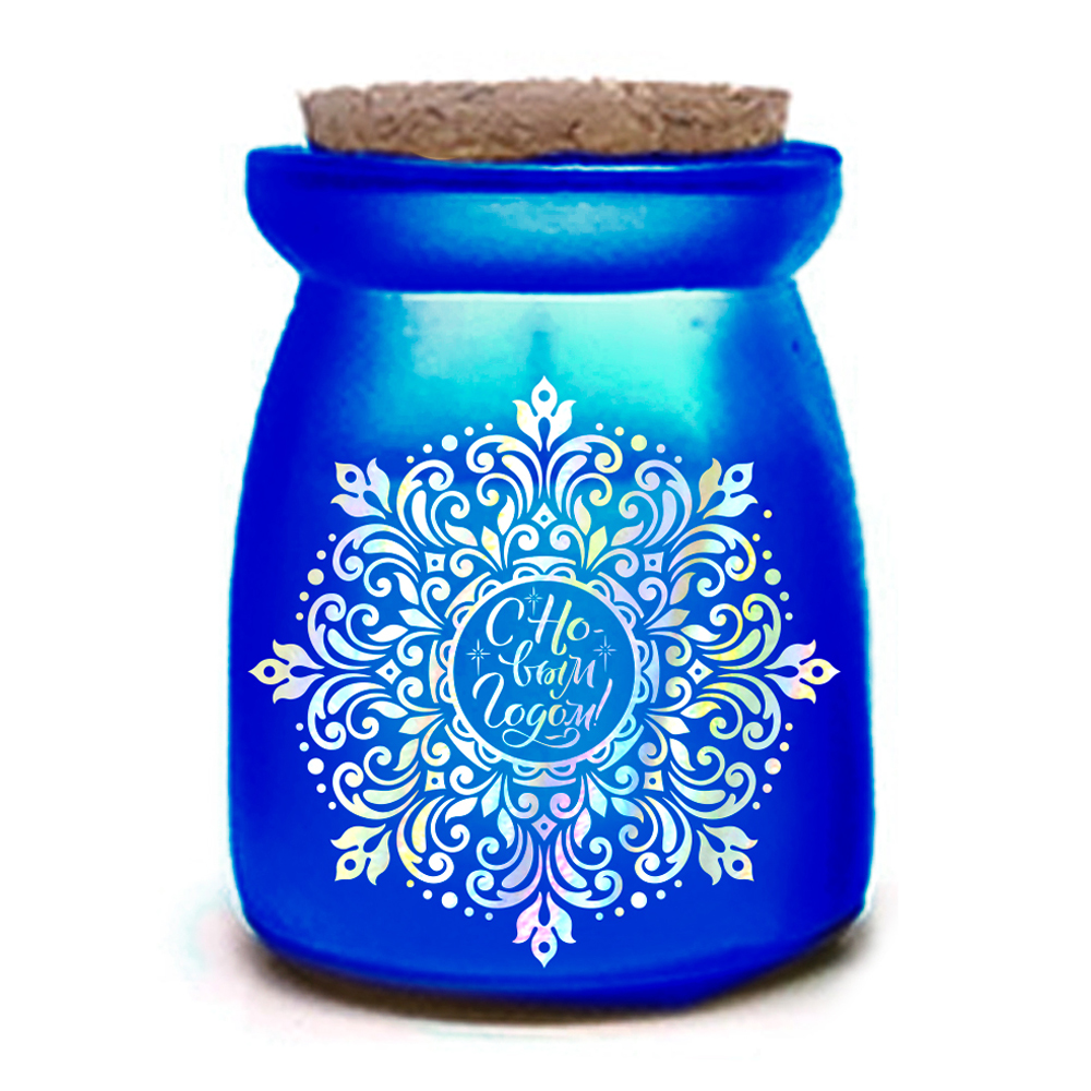 Свеча декоративная ароматизированная "Голография яркая", ассорти - 6